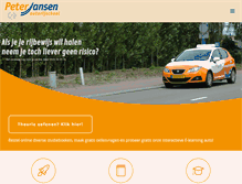 Tablet Screenshot of peterjansen.nl